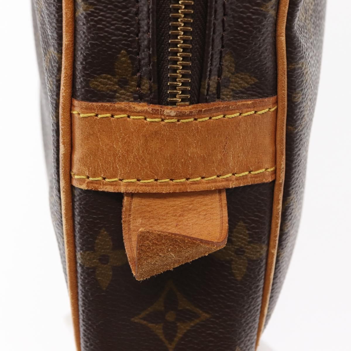 Louis Vuitton Porte-Documents Voyage Macassar Monogram Canvas Brown Canvas Briefcase Bag (Pre-Owned)