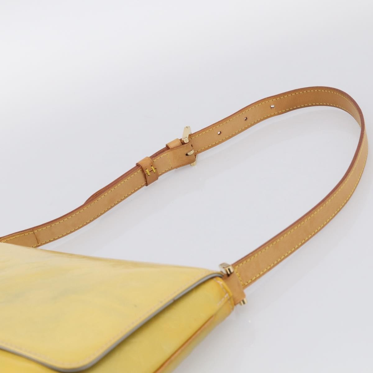Louis Vuitton Thompson Street Monogram Vernis Yellow Patent_Leather Shoulder Bag Bag (Pre-Owned)