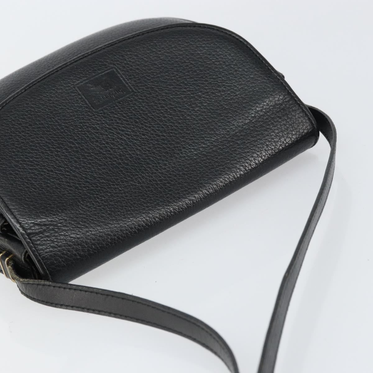 Burberry Vintage Leather Black Leather Shoulder Bag Bag (Pre-Owned)