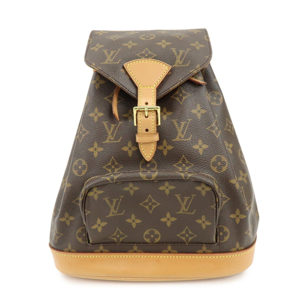 Louis Vuitton Vintage Montsouris Monogram Canvas Brown Canvas Backpack Bag (Pre-Owned)