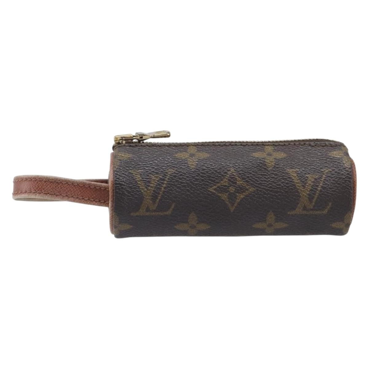 Louis Vuitton Golf Ball Case Monogram Brown Canvas Clutche & Pouche Bag (Pre-Owned)