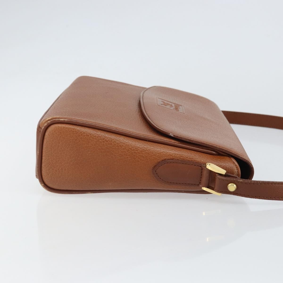 Burberry Vintage Leather Brown Leather Shoulder Bag Bag (Pre-Owned)