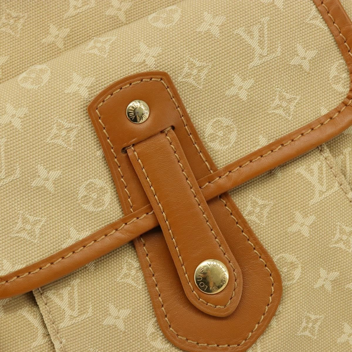 Louis Vuitton Mary Kate Messenger Mini Lin Beige Canvas Shoulder Bag Bag (Pre-Owned)