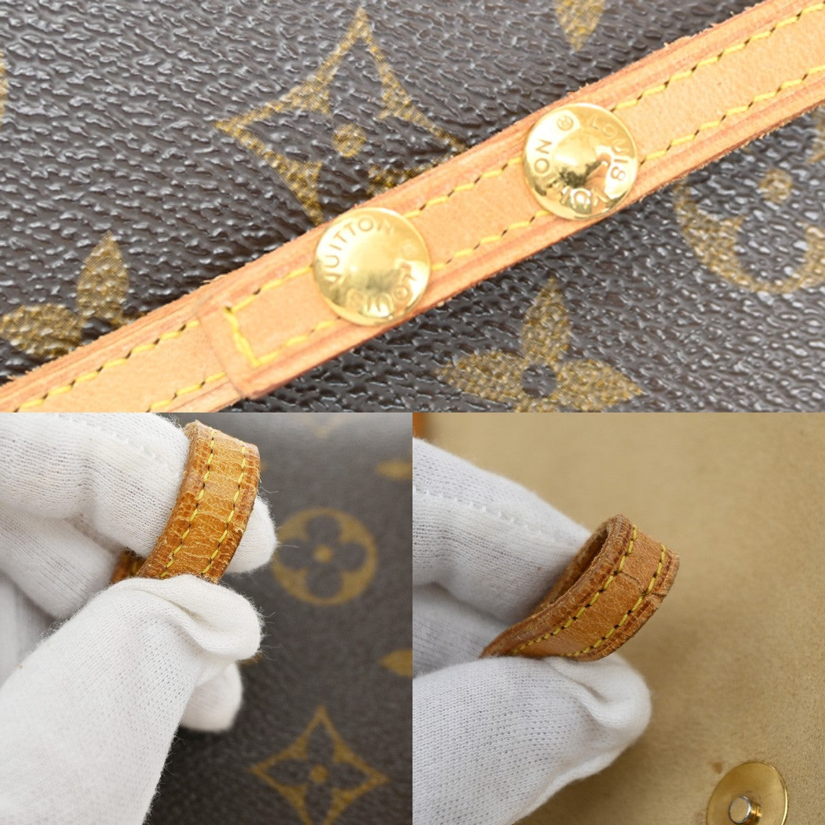 Louis Vuitton Twin Monogram Canvas Brown Canvas Clutche & Pouche Bag (Pre-Owned)
