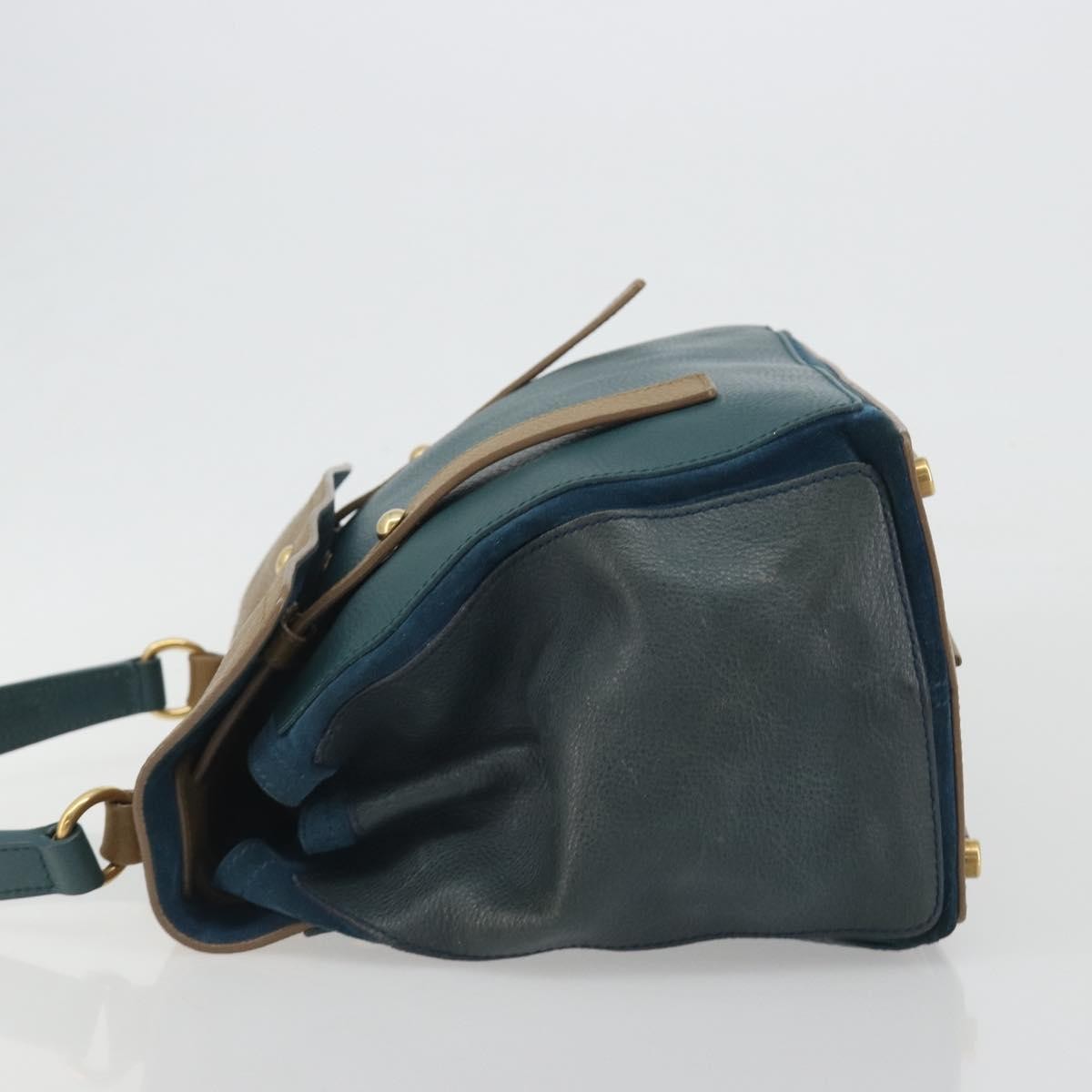 Saint Laurent Tricolor Muse Two Leather Multicolour Leather Handbag (Pre-Owned)