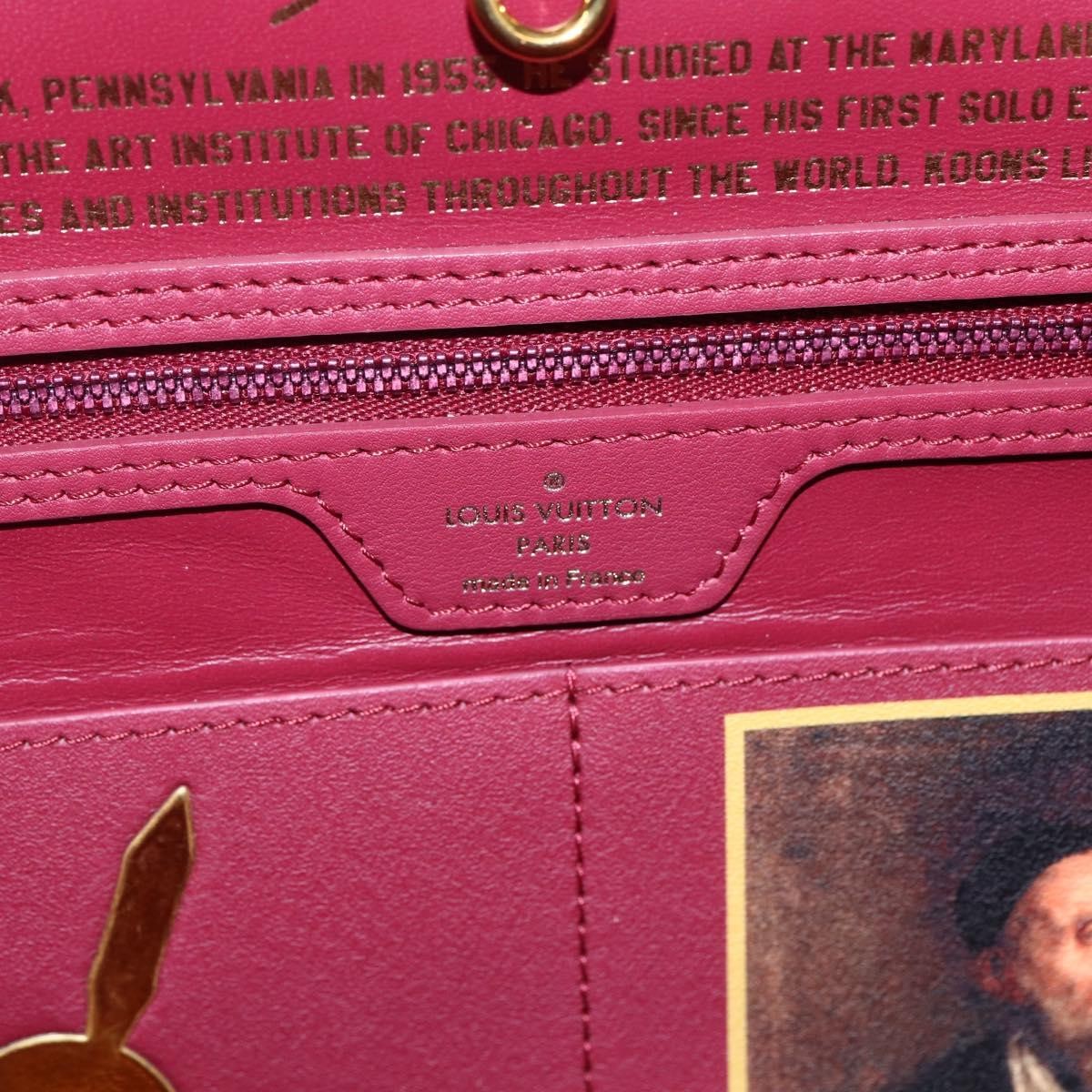 Louis Vuitton Neverfull Nm Limited Edition Jeff Koons Titian Print Canvas Multicolour Canvas Tote Bag Bag (Pre-Owned)