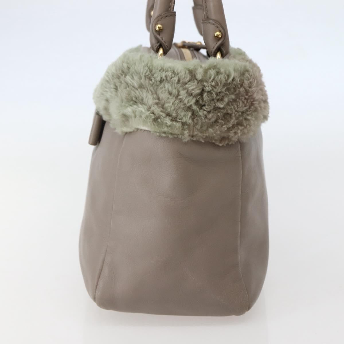 Salvatore Ferragamo Vala Leather Beige Leather Bag (Pre-Owned)