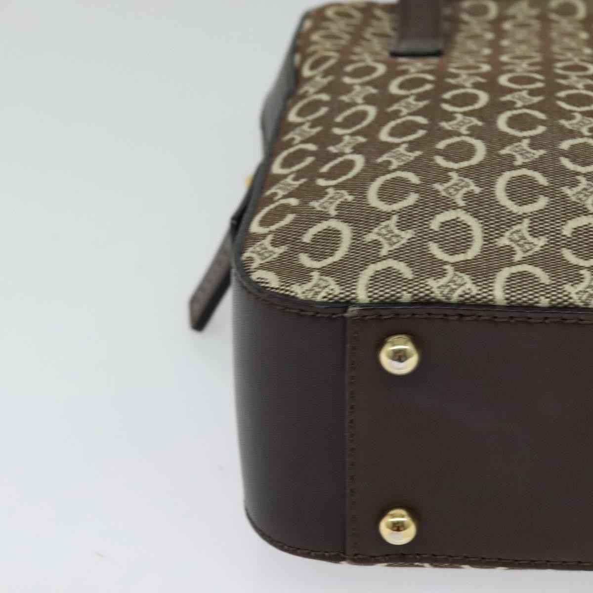 Celine C Macadam Canvas Gray Canvas Handbag (Pre-Owned)