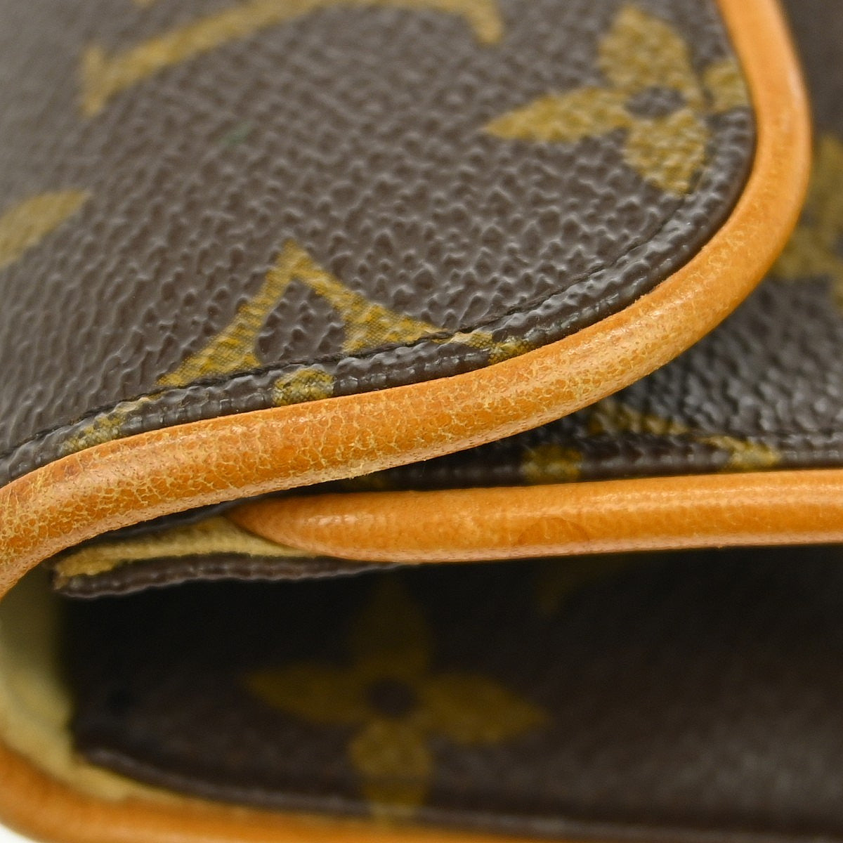 Louis Vuitton Florentine Canvas Brown Canvas Clutche & Pouche Bag (Pre-Owned)