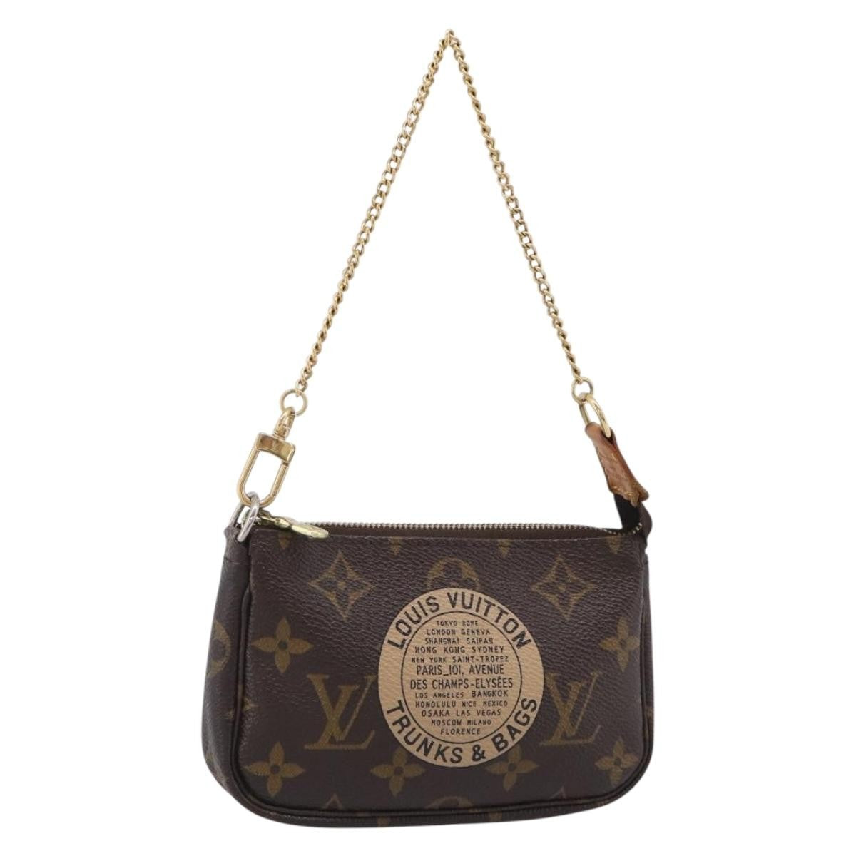 Louis Vuitton Pochette Accessoires Limited Edition Monogram Canvas Brown Canvas Clutche & Pouche Bag (Pre-Owned)