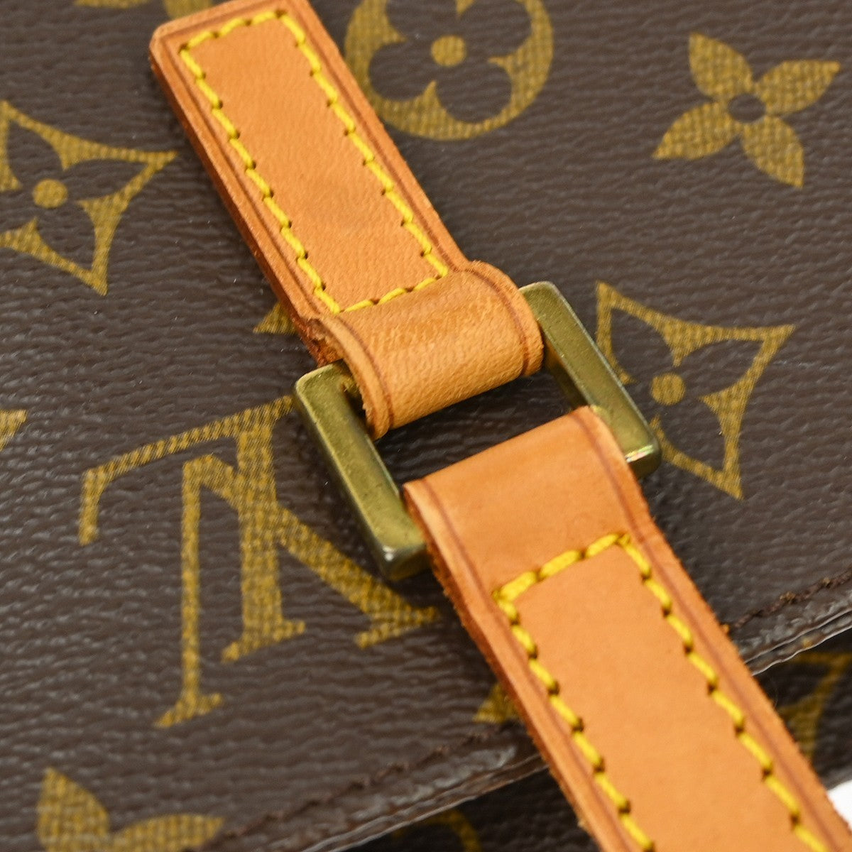 Louis Vuitton Vavin Monogram Empreinte Leather Brown Canvas Handbag (Pre-Owned)
