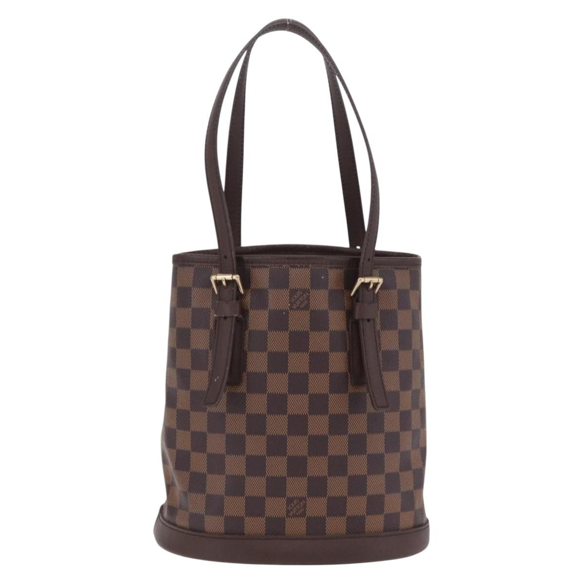 Louis Vuitton Marais Damier Brown Canvas Tote Bag Bag (Pre-Owned)