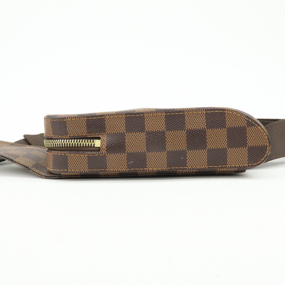 Louis Vuitton Geronimos Waist Damier Brown Canvas Shoulder Bag Bag (Pre-Owned)