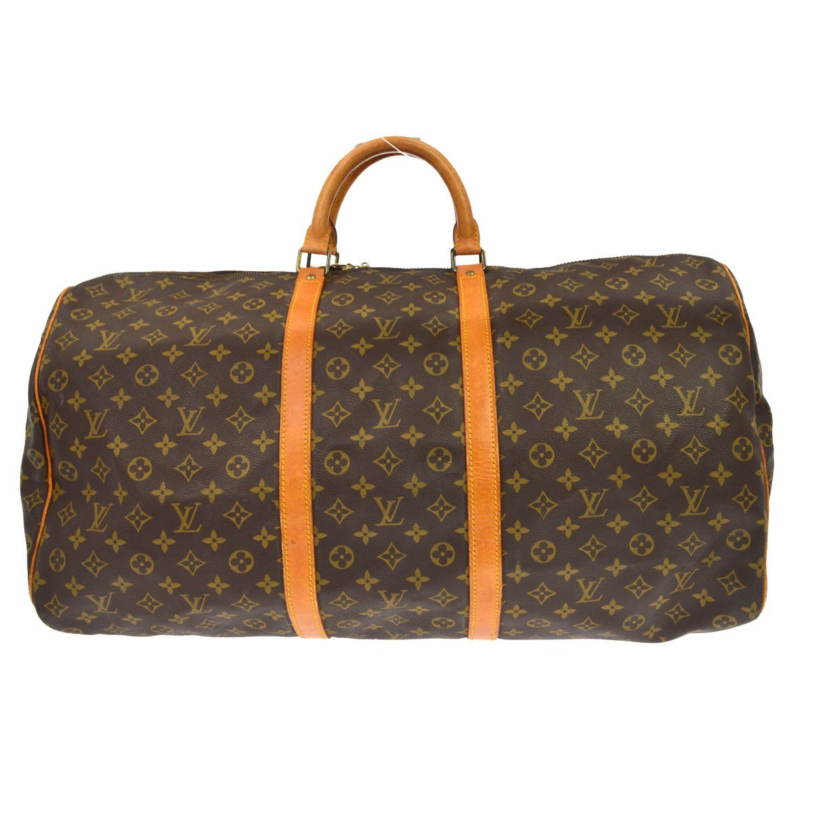 Louis Vuitton Keepall Monogram Multicolor Brown Canvas Travel Bag Bag (Pre-Owned)