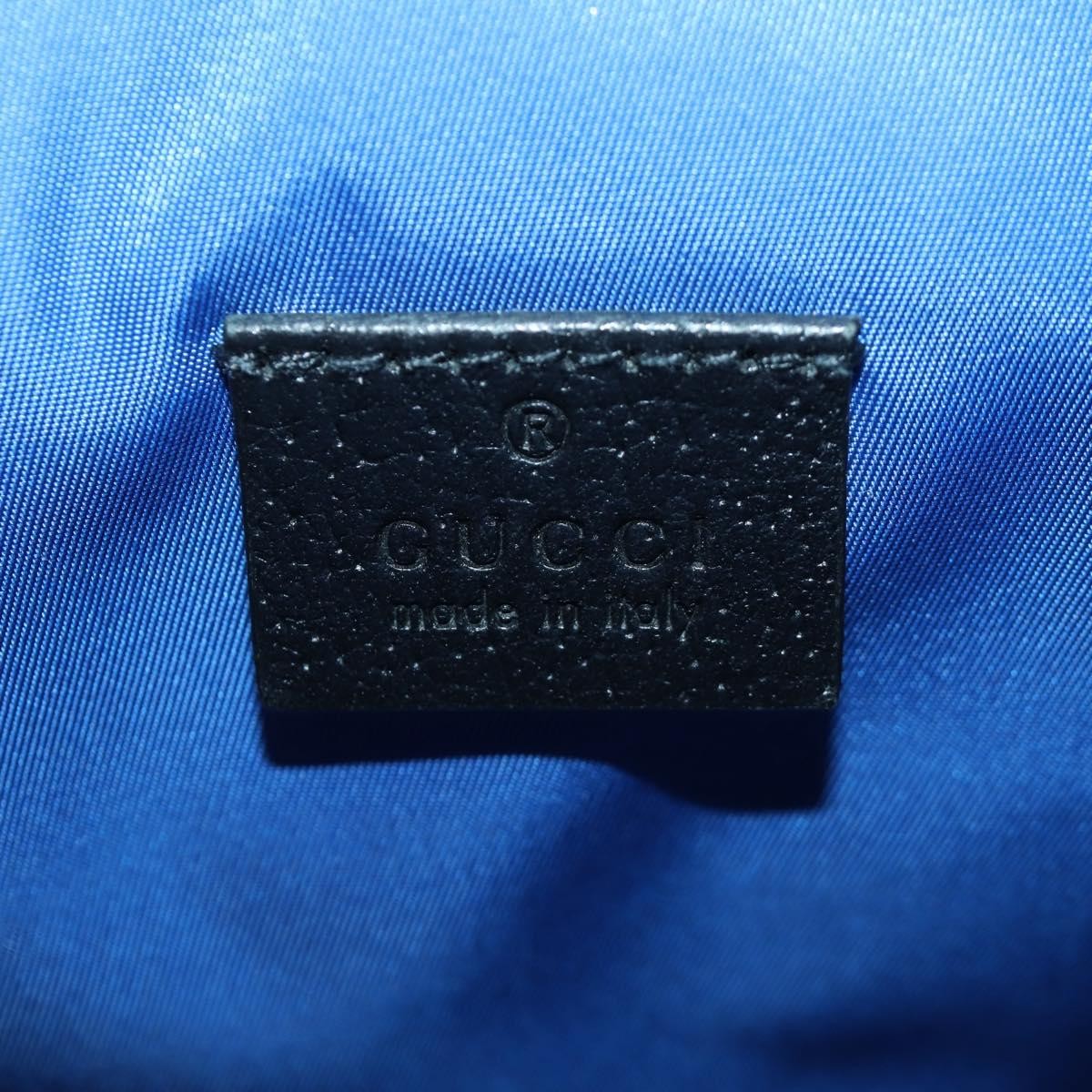 Gucci Off The Grid Buckle Messenger Gg Econyl Blue Canvas Handbag (Pre-Owned)