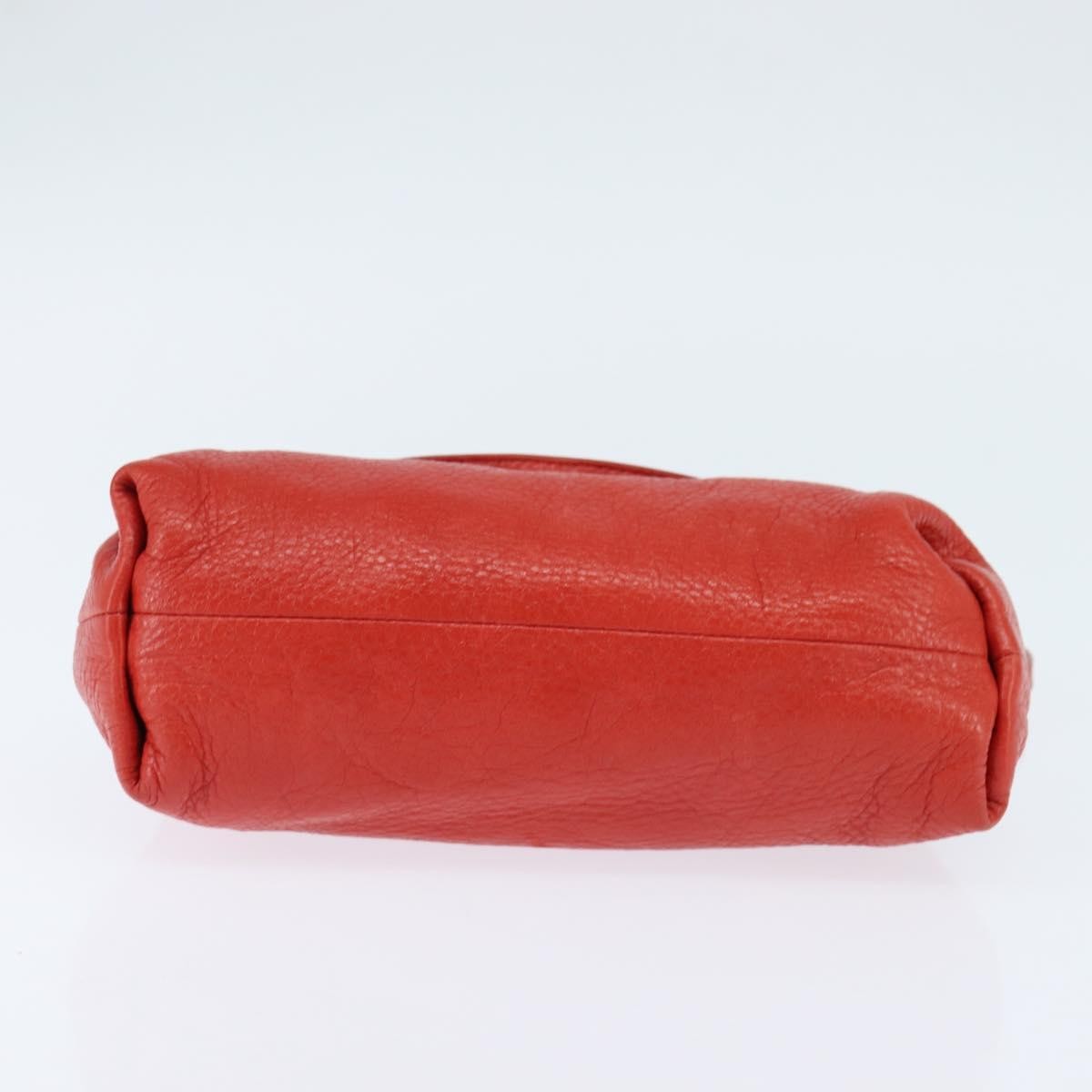 Chloe Lily Leather Red Leather Shoulder Bag Bag (Pre-Owned)