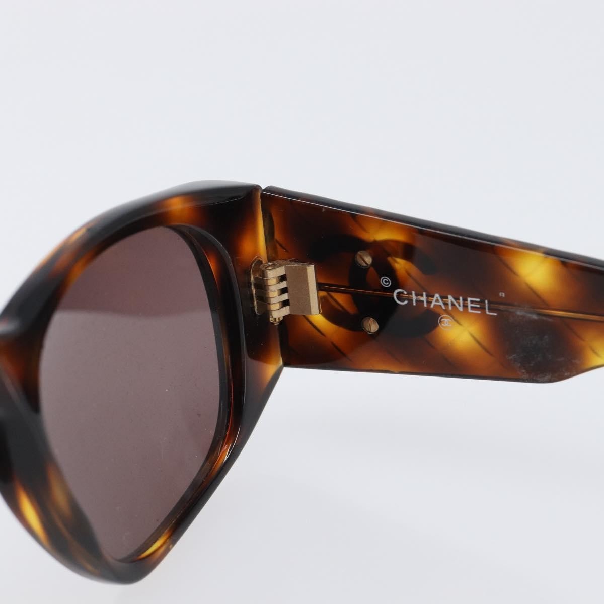 Chanel Logo Cc Plastic Brown Plastic Sunglasse Accessory (Pre-Owned)