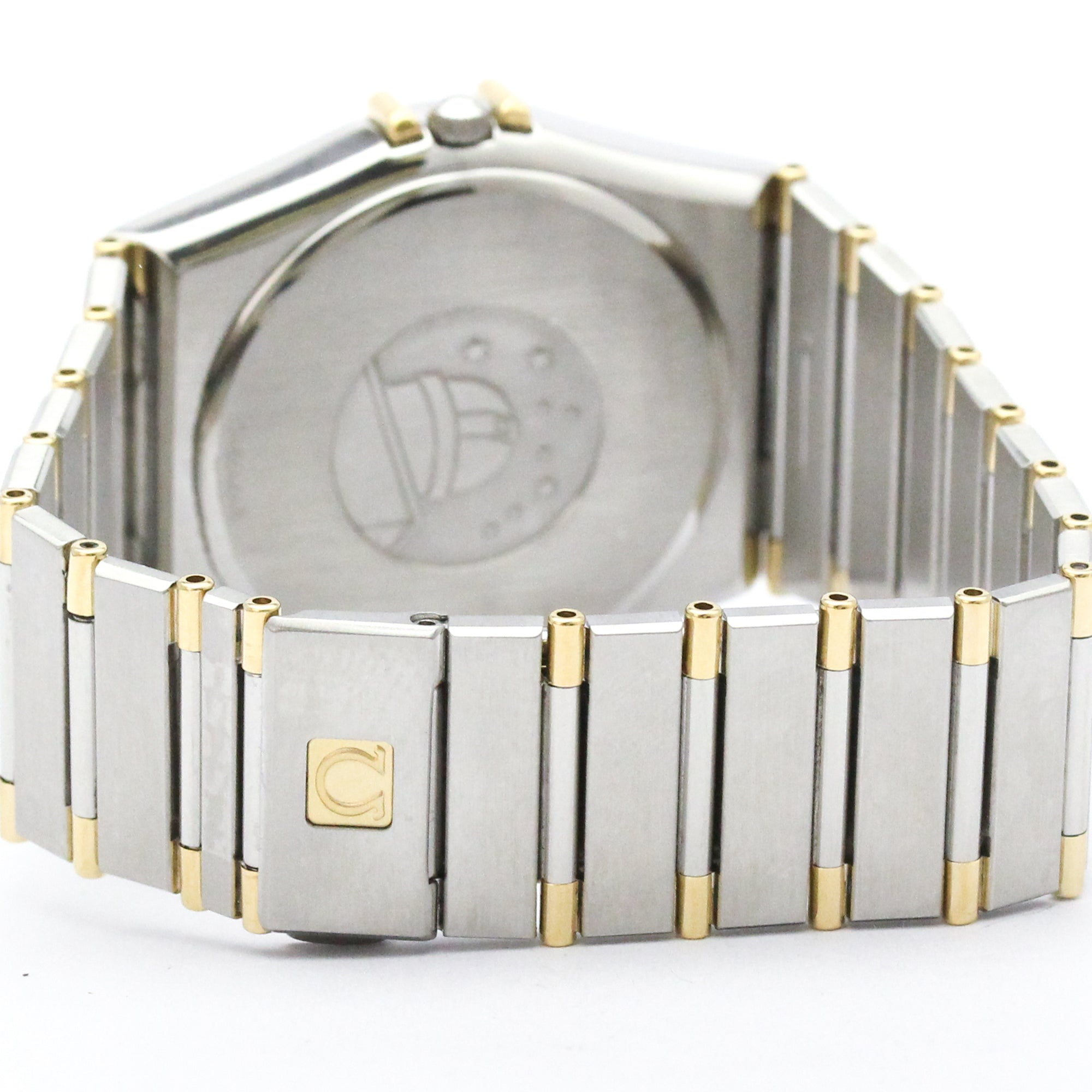 Omega Constellation Quartz Stainless Steel And Yellow Gold Watch (Pre-Owned)