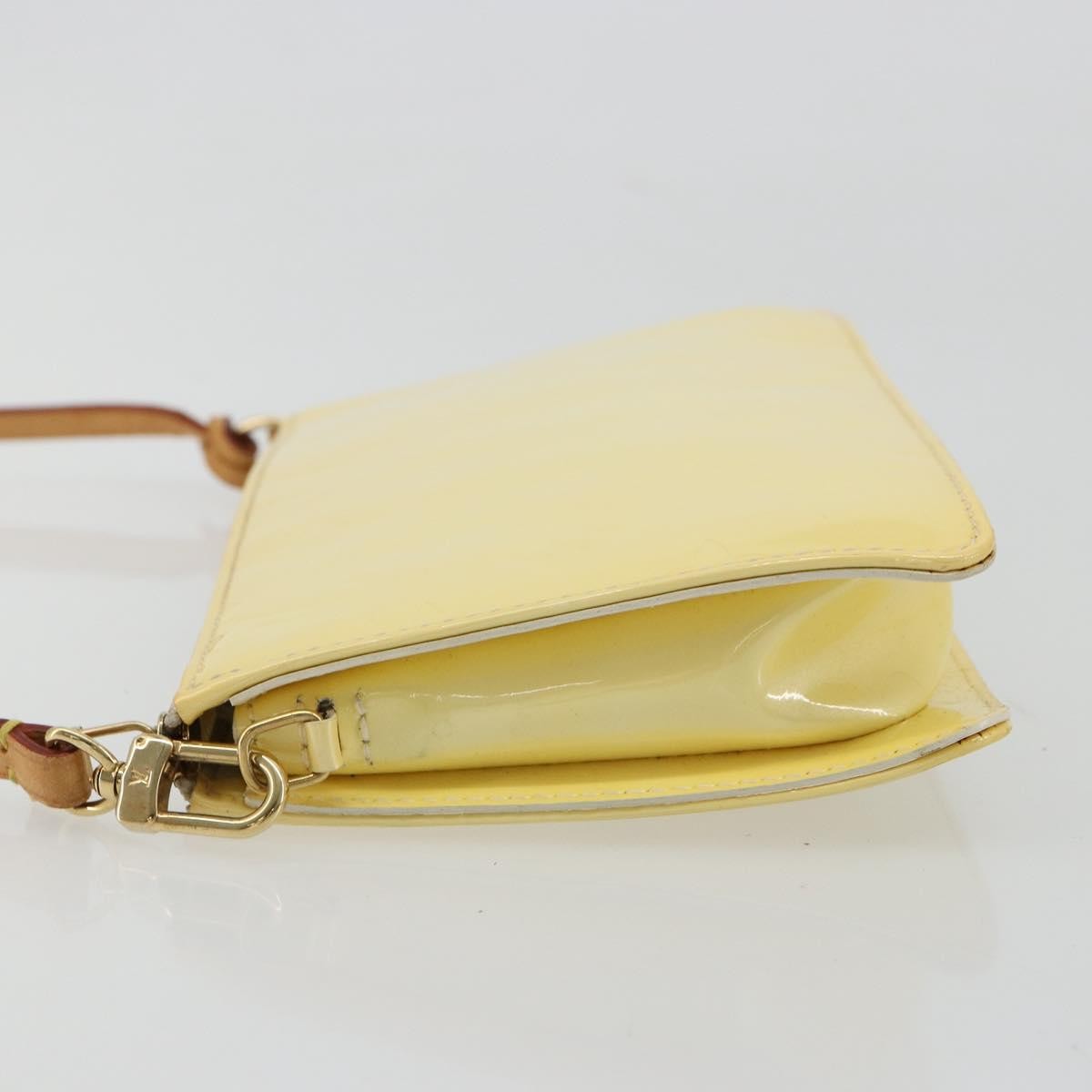 Louis Vuitton Lexington Pochette Monogram Vernis Beige Patent_Leather Clutche & Pouche Bag (Pre-Owned)