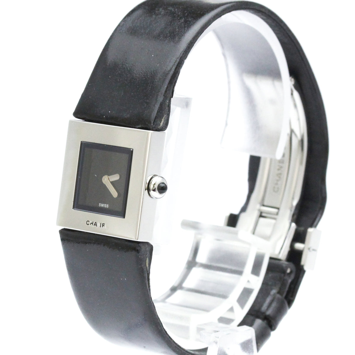 Chanel Matelasse Quartz Stainless Steel And Quilted Leather Watch (Pre-Owned)