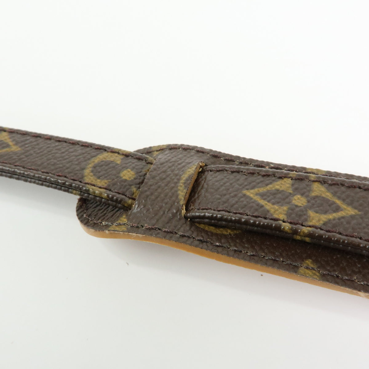 Louis Vuitton Shoulder Strap Monogram Canvas Brown Canvas Straps Accessory (Pre-Owned)