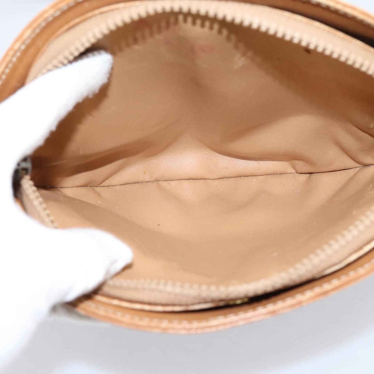 Celine Macadam Shoulder Canvas Brown Canvas Crossbody Bag Bag (Pre-Owned)