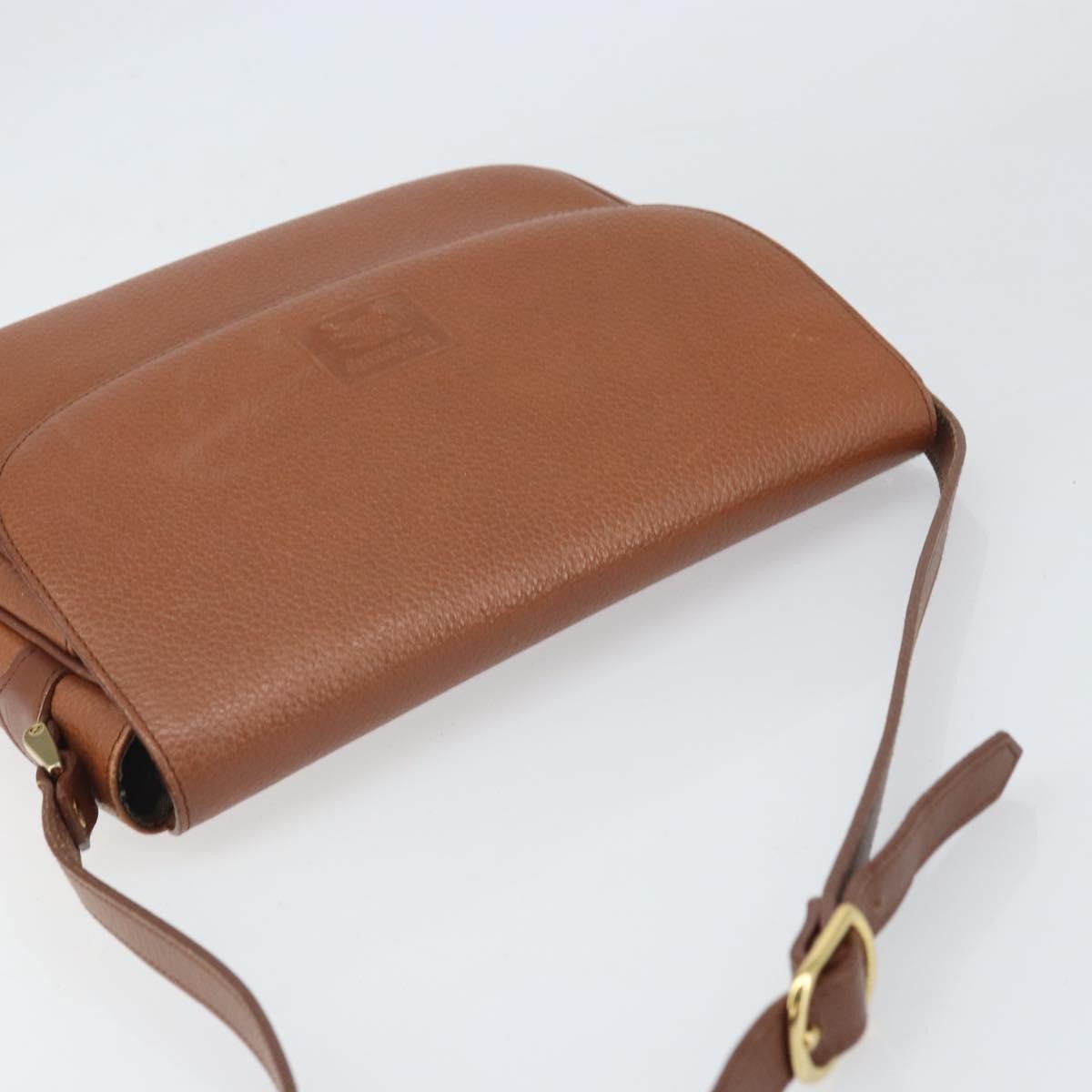 Burberry Vintage Leather Brown Leather Shoulder Bag Bag (Pre-Owned)