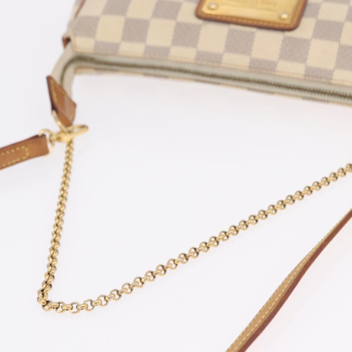 Louis Vuitton Eva Damier White Canvas Handbag (Pre-Owned)
