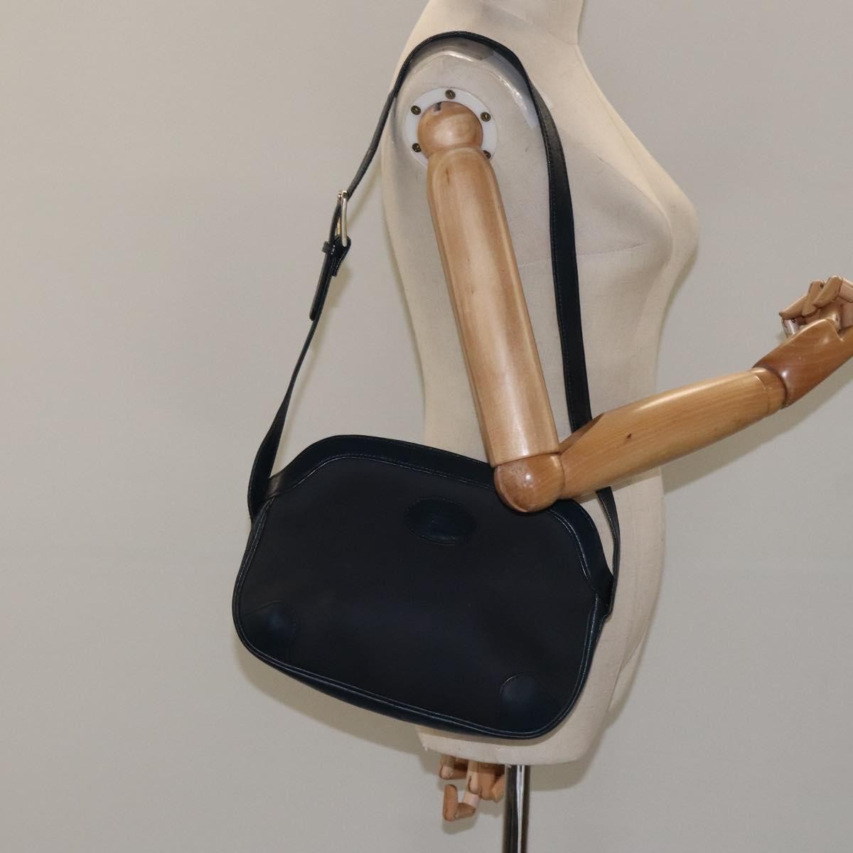 Burberry Vintage Canvas Navy Canvas Shoulder Bag Bag (Pre-Owned)