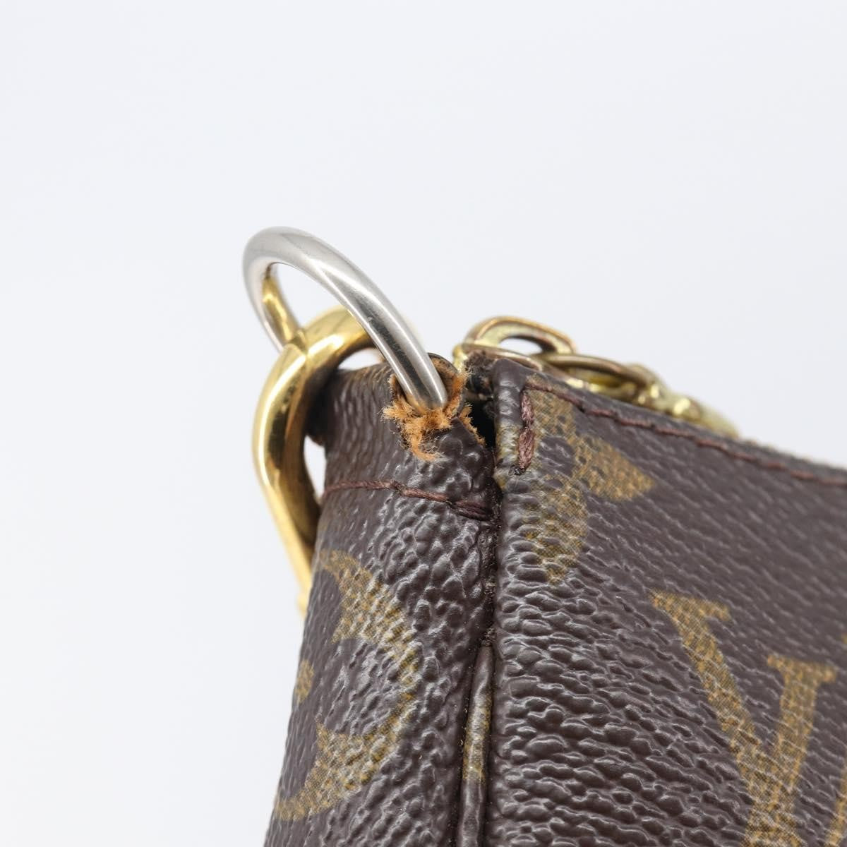 Louis Vuitton Pochette Accessoires Nm Monogram Canvas Brown Canvas Clutche & Pouche Bag (Pre-Owned)