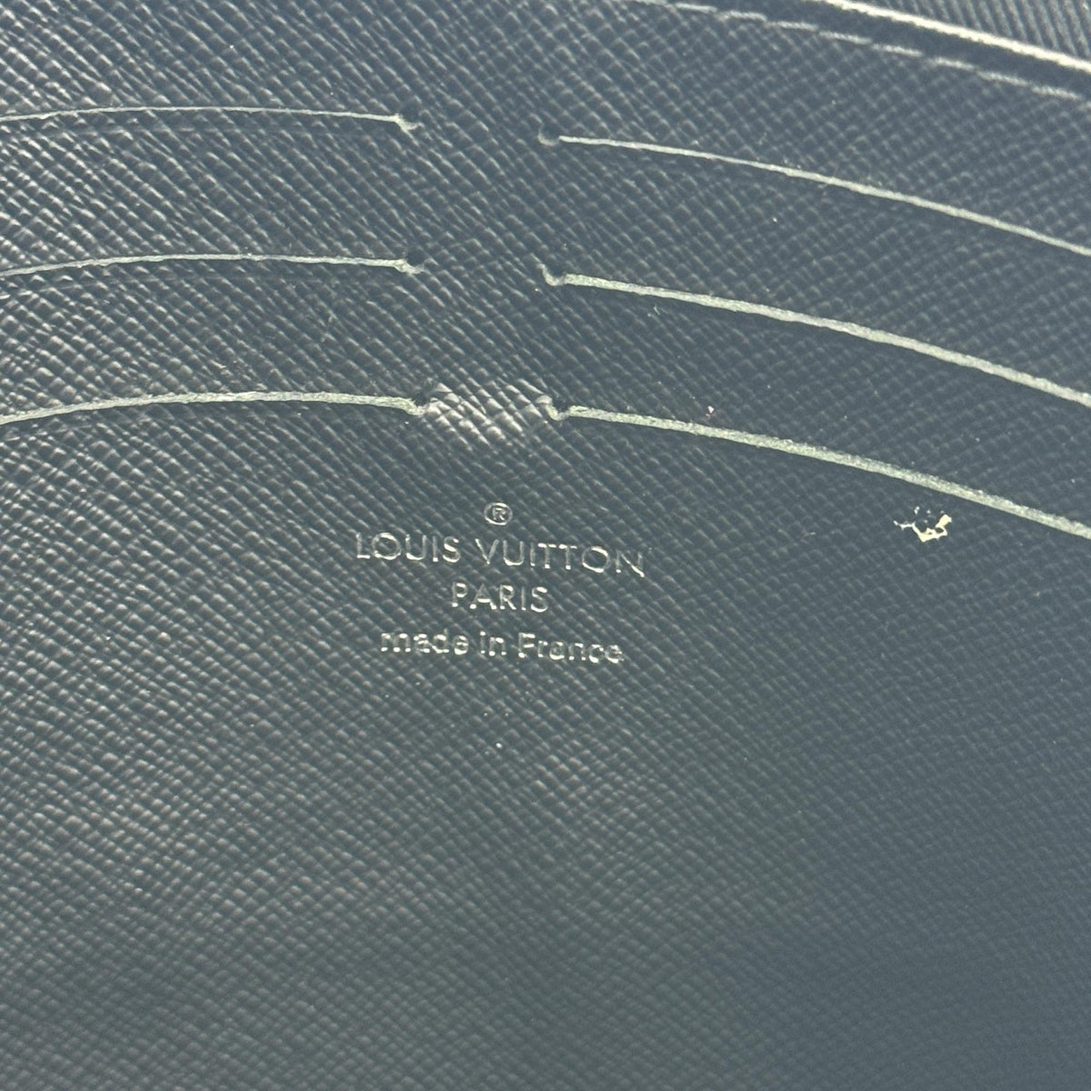 Louis Vuitton Pochette Voyage Reverse Monogram Eclipse Canvas Black Canvas Clutche & Pouche Bag (Pre-Owned)
