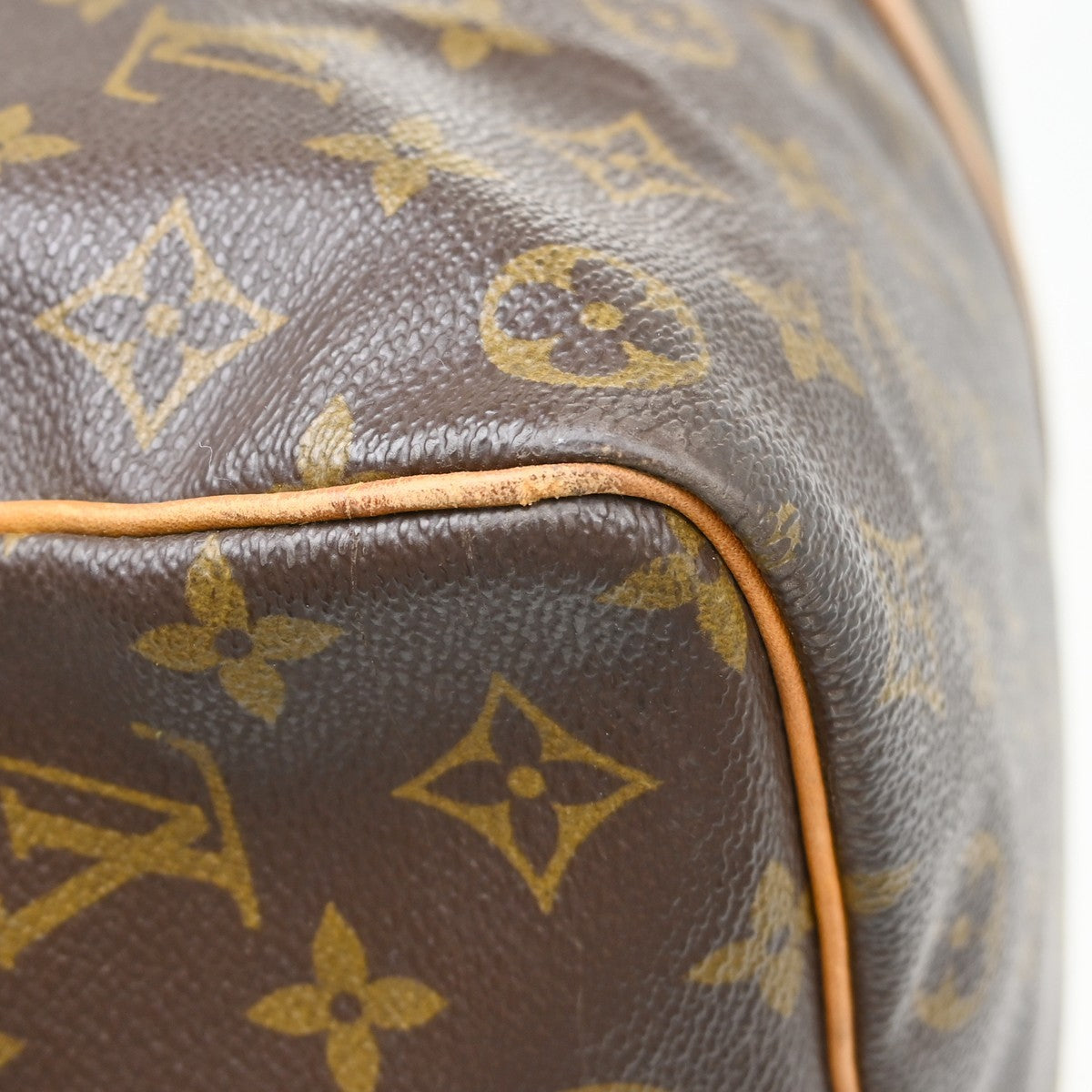 Louis Vuitton Keepall Monogram Canvas Brown Canvas Travel Bag Bag (Pre-Owned)