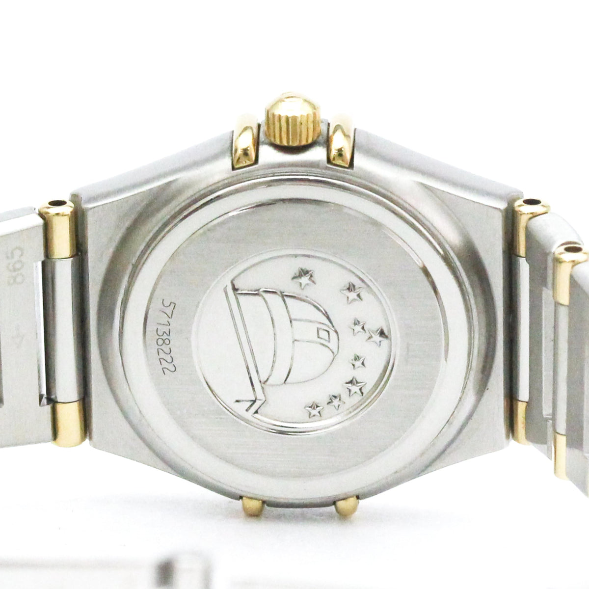 Omega Constellation Quartz Stainless Steel And Yellow Gold Watch (Pre-Owned)