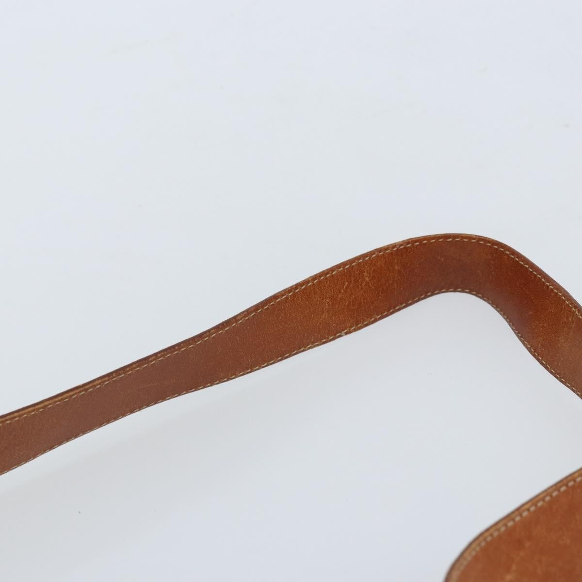 Celine Vintage Macadam Canvas And Leather Brown Canvas Shoulder Bag Bag (Pre-Owned)