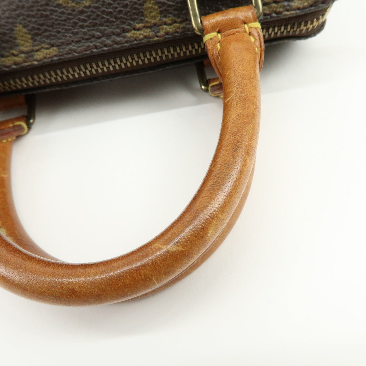 Louis Vuitton Speedy Mini Hl Monogram Canvas Brown Canvas Handbag (Pre-Owned)