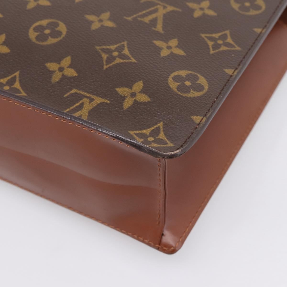 Louis Vuitton Monceau Monogram Canvas Brown Canvas Handbag (Pre-Owned)