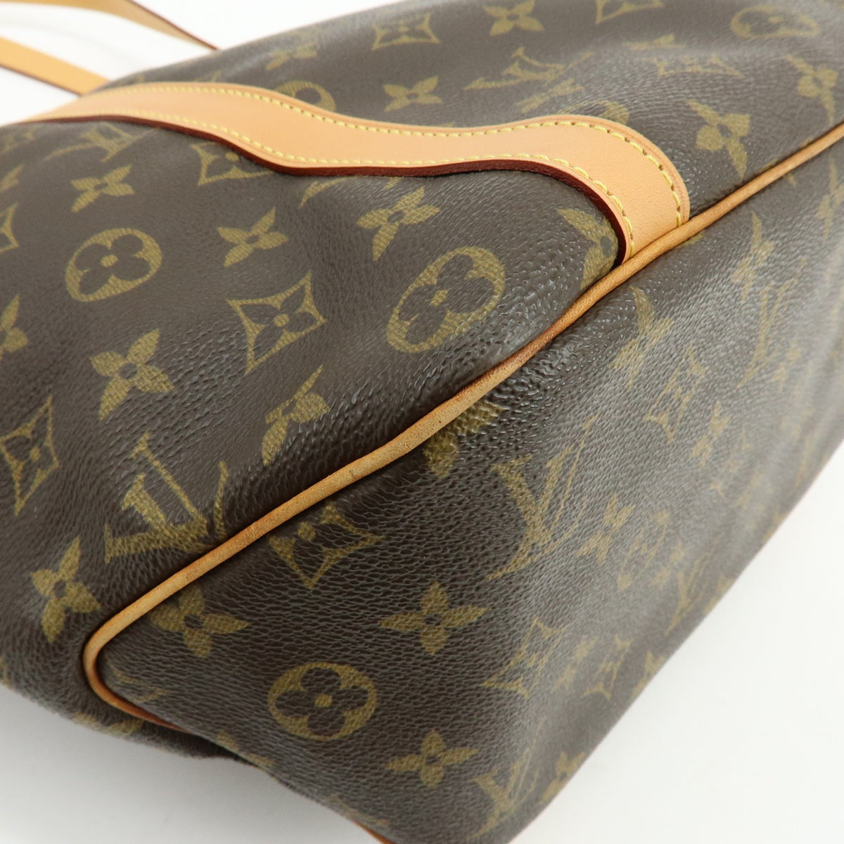 Louis Vuitton Shopping Sac Monogram Canvas Brown Canvas Handbag (Pre-Owned)