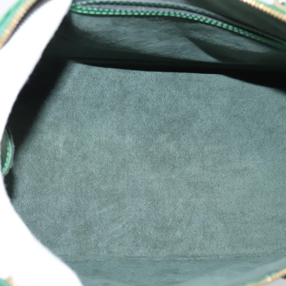 Louis Vuitton Alma Epi Leather Green Leather Handbag (Pre-Owned)