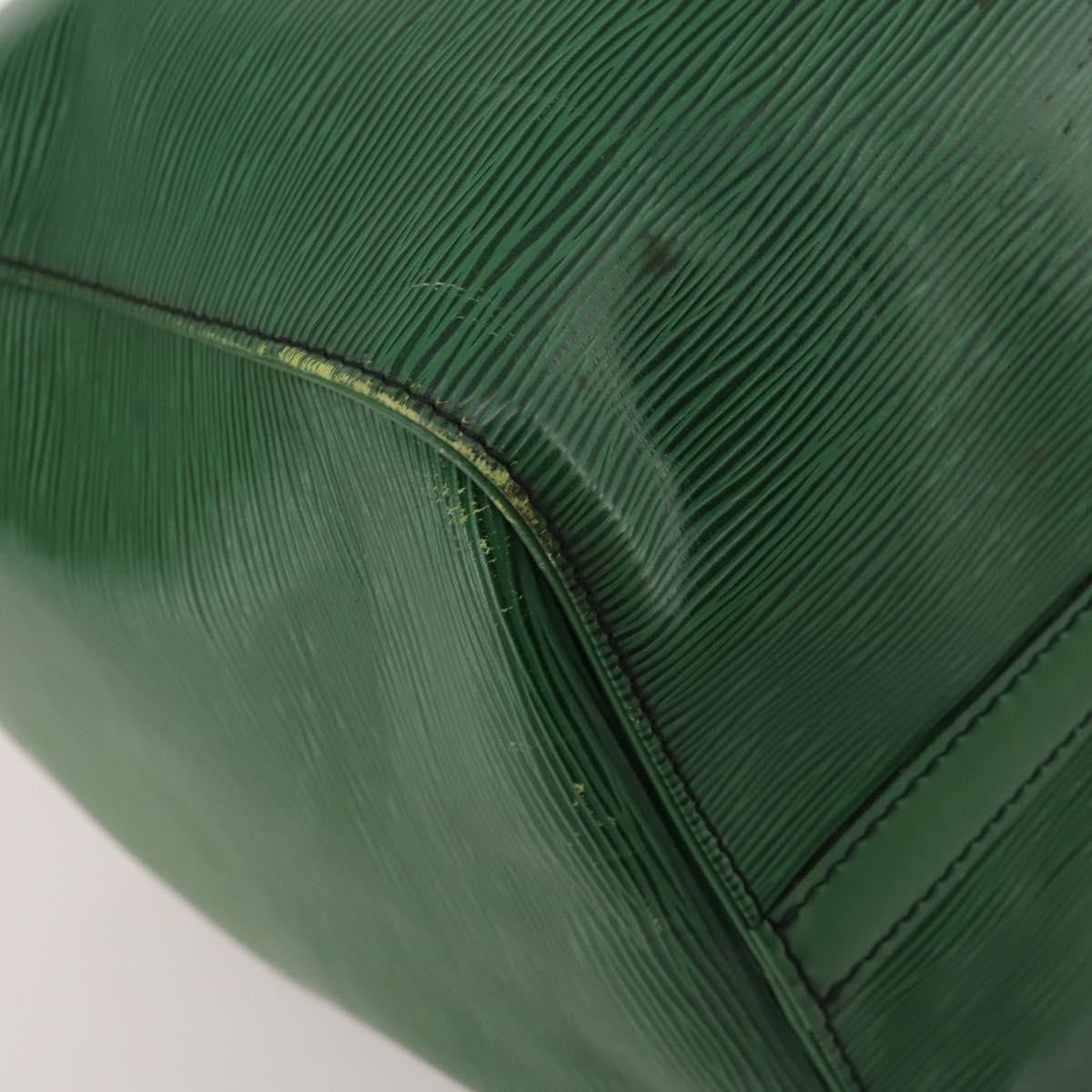 Louis Vuitton Keepall Epi Green Leather Travel Bag Bag (Pre-Owned)