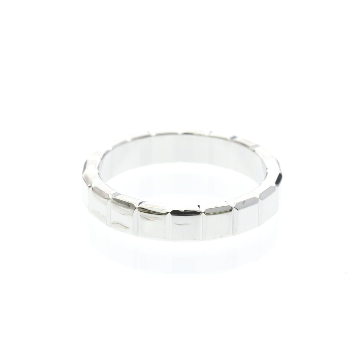 Chopard Ice Cube Pure Pendant 18K White Gold And Diamonds Silver White_Gold Ring Jewelry (Pre-Owned)