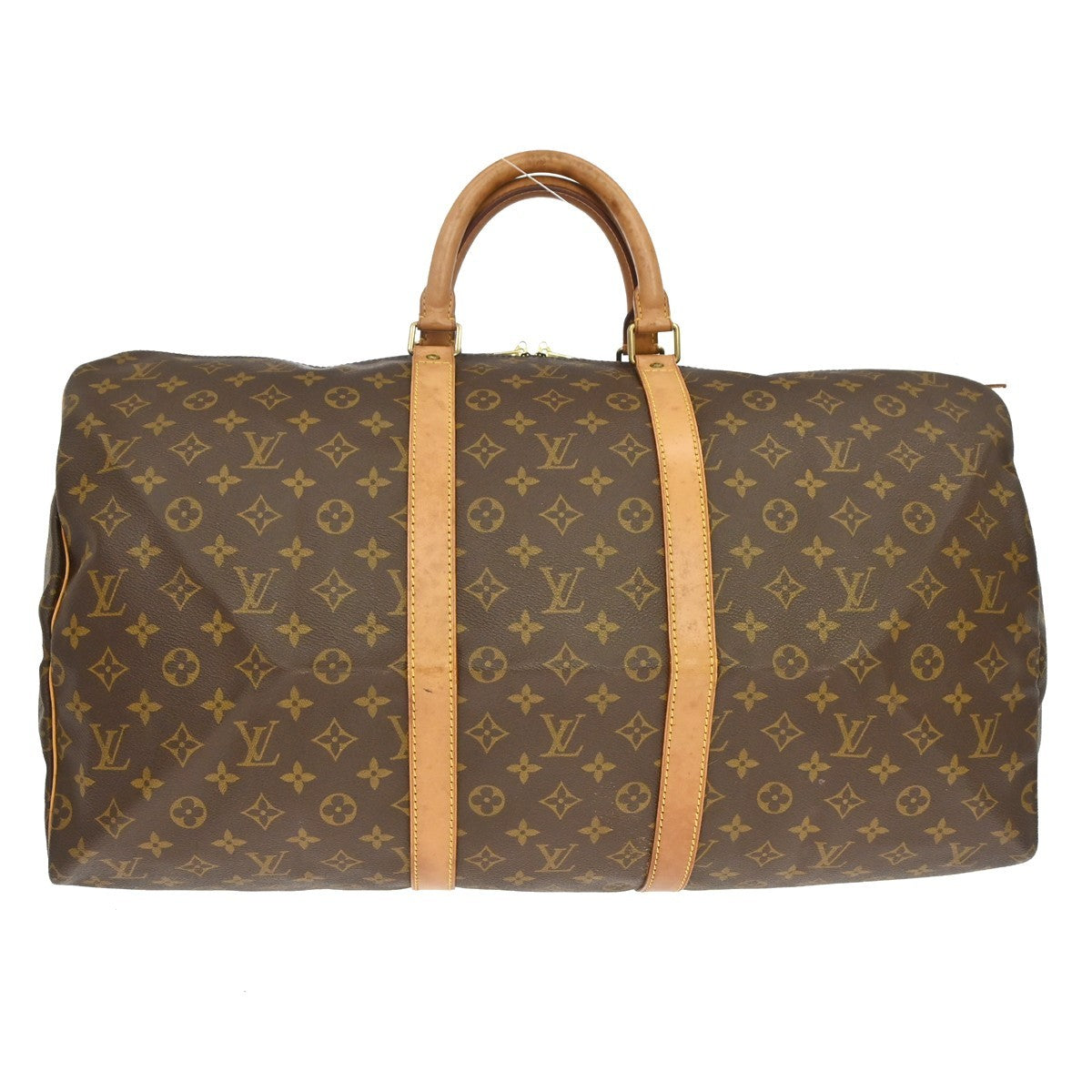 Louis Vuitton Keepall Monogram Canvas Brown Canvas Travel Bag Bag (Pre-Owned)