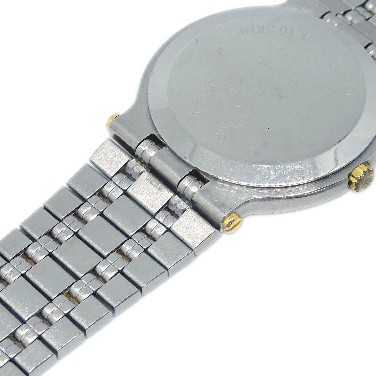 Gucci 9000L Quartz Stainless Steel With Plated Metal Watch (Pre-Owned)