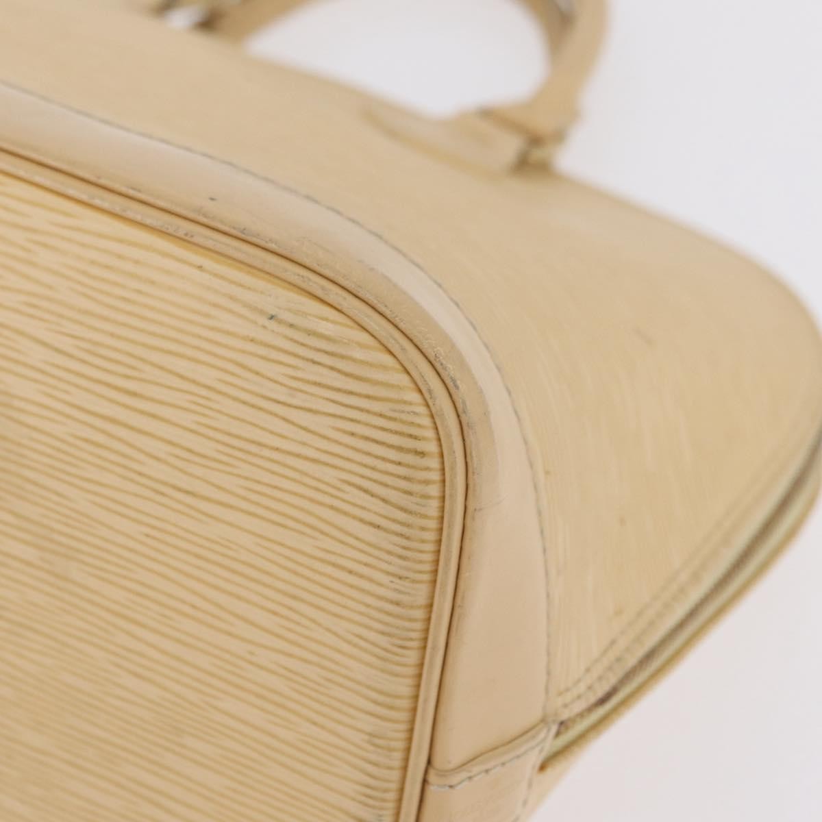 Louis Vuitton Alma Epi Leather Beige Leather Handbag (Pre-Owned)