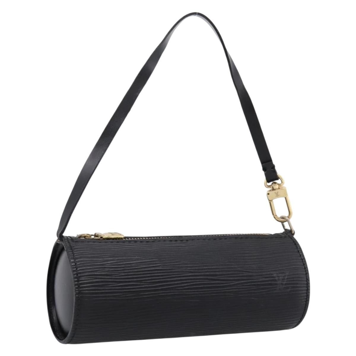 Louis Vuitton Soufflot Pochette Epi Leather Black Leather Clutche & Pouche Bag (Pre-Owned)