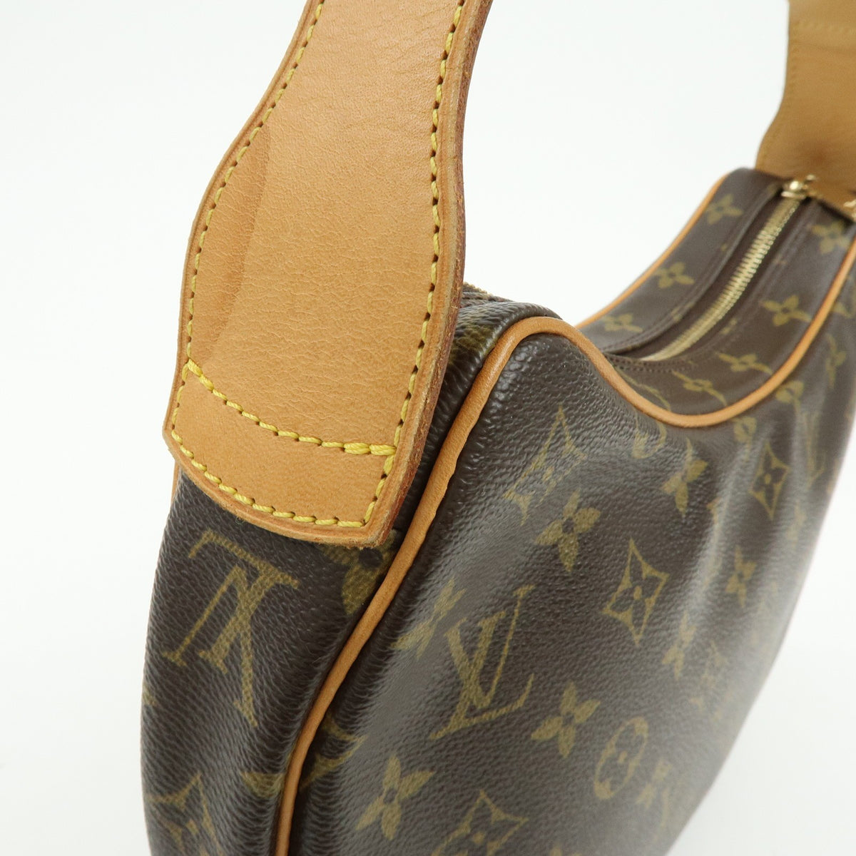 Louis Vuitton Croissant Monogram Canvas Brown Canvas Handbag (Pre-Owned)