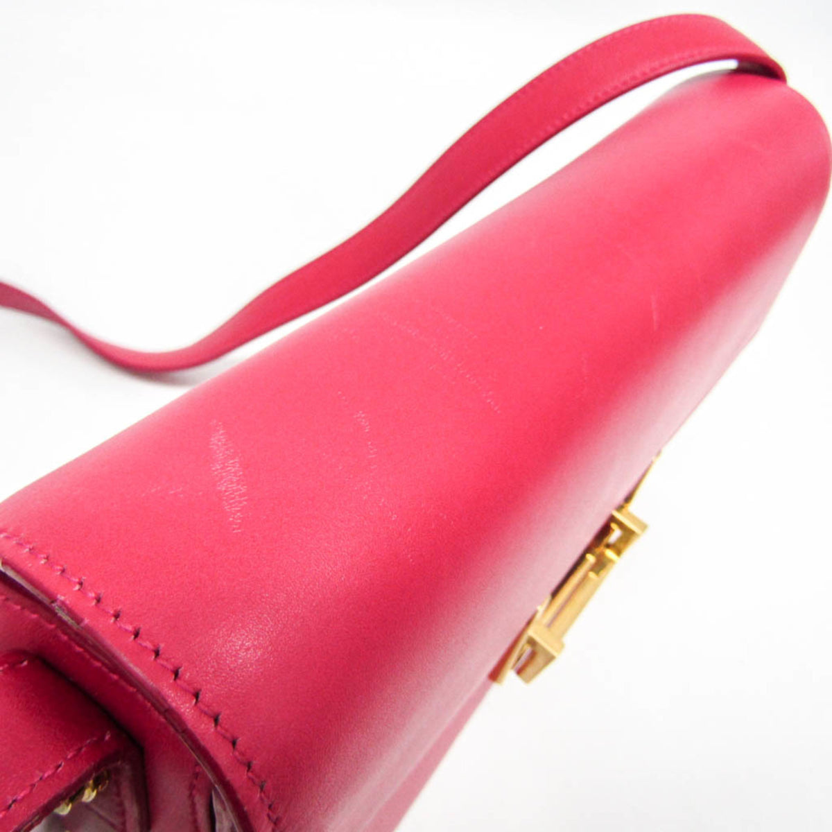 Saint Laurent Vintage Leather Pink Leather Shoulder Bag Bag (Pre-Owned)