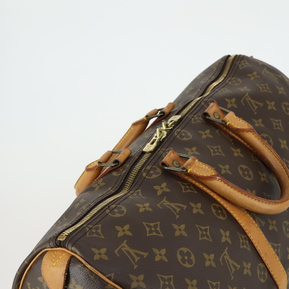 Louis Vuitton Keepall Monogram Canvas Brown Canvas Travel Bag Bag (Pre-Owned)