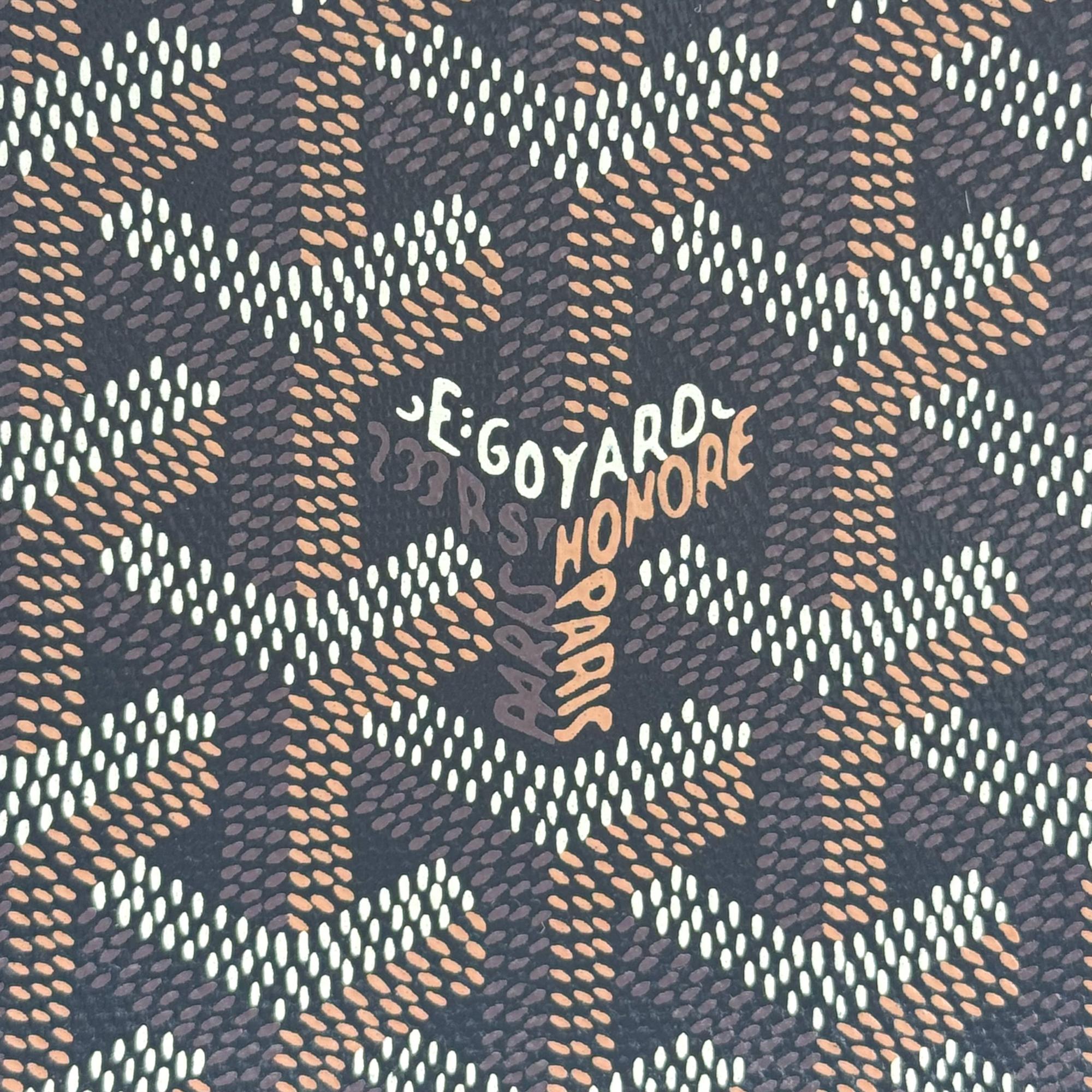 Goyard Jouvence Toiletry Coated Canvas Black Canvas Clutche & Pouche Bag (Pre-Owned)