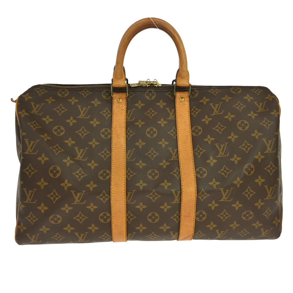 Louis Vuitton Keepall Monogram Canvas Brown Canvas Travel Bag Bag (Pre-Owned)