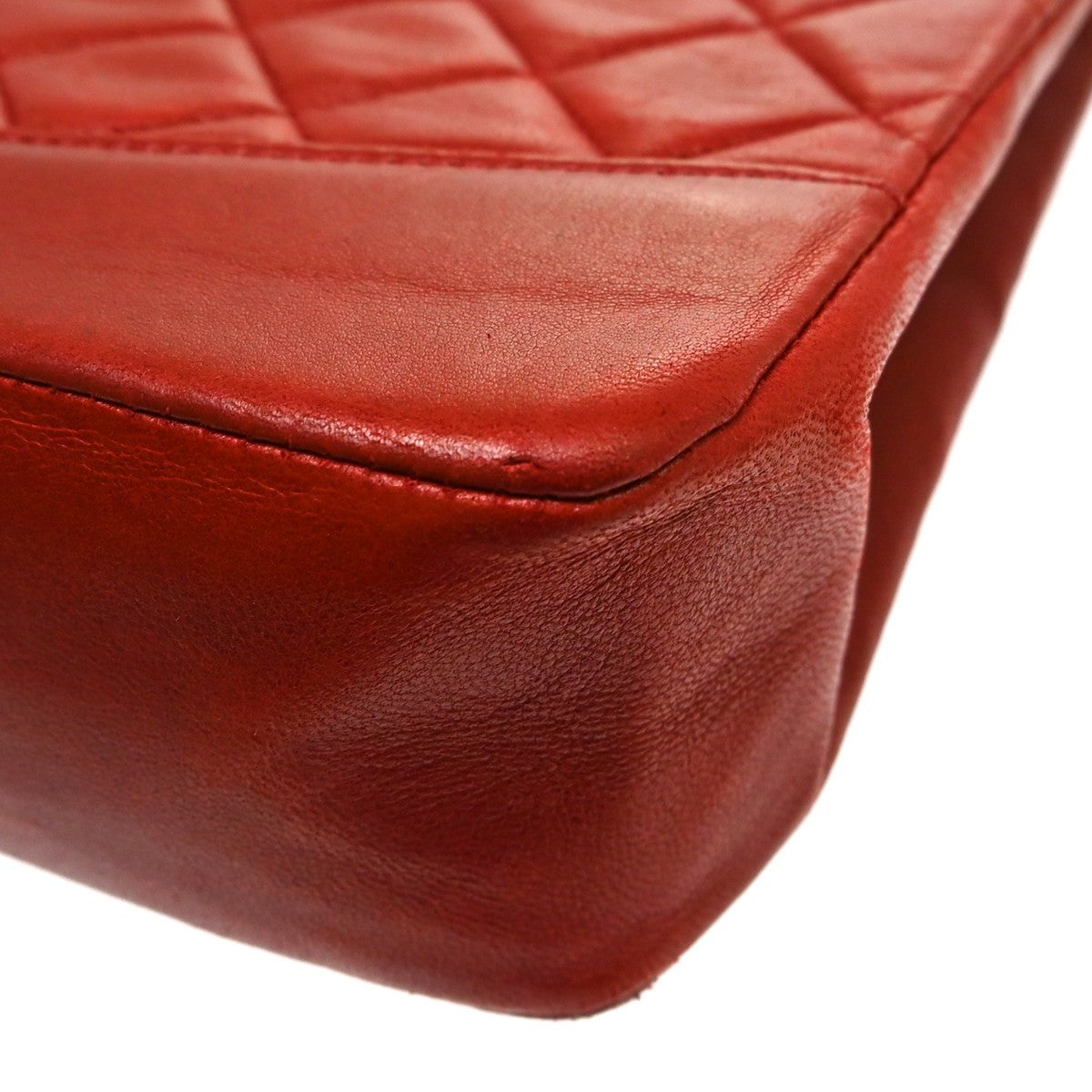 Chanel 31 Shopping Quilted Lambskin Red Leather Shoulder Bag Bag (Pre-Owned)